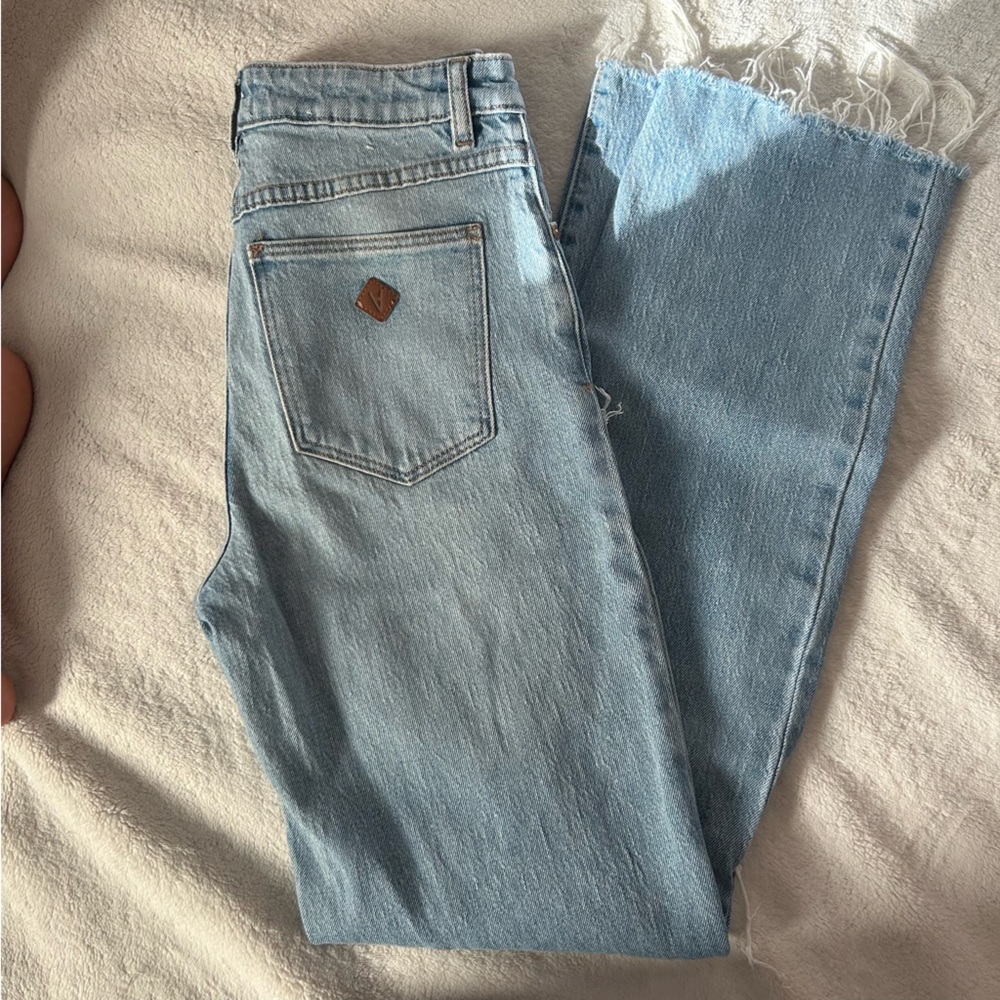 ABrand A 94’ High Straight Ripped Jeans